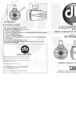 DB Drive AMPHIBIOUS APT8RGB-X Instrucciones de instalación y manual del usuario