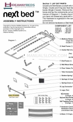 Hideaway Beds Next Bed Double Manual de instrucciones de montaje