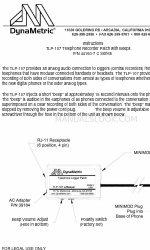 DynaMetric TLP-107 Instructies