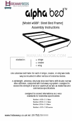 Hideawaybeds alpha bed SBF Manual de instrucciones de montaje