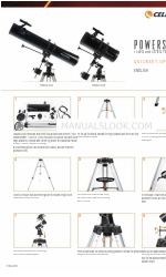 Celestron PowerSeeker 114EQ Hızlı Kurulum Kılavuzu