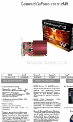 Gainward 210 512MB DDR2 Opuscolo