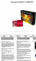 Gainward 9500GT 512MB DVI Brochure