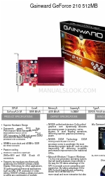 Gainward GEFORCE 210 512MB Brochure