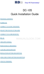 Hides DC-105 Manual de instalação rápida
