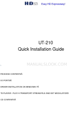 Hides UT-210 Manuale di installazione rapida