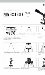 Celestron PowerSeeker 70EQ Quick Setup Manual