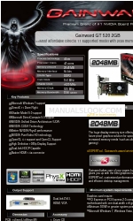 Gainward GT 520 2GB Brochure