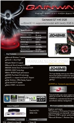 Gainward GT440 - BROCHURE 2GB Broszura