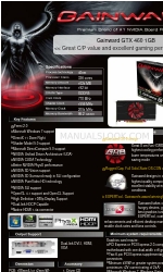 Gainward GTX 460 1G Brochure