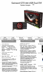 Gainward GTX 460 2GB GS Brochure