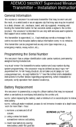 ADEMCO 5802WXT Instruções de instalação