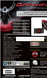 Gainward GTX 550 TI 1024MB パンフレット