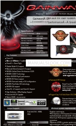 Gainward GTX 550 TI 1024MB GOLDEN SAMPLE Brochure