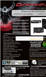 Gainward GTX 560 1024MB PHANTOM Broşür