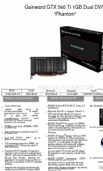 Gainward GTX 560 TI 1024MB PHANTOM Brochure