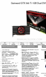 Gainward GTX 560 Ti 1GB Dual DVI Brosur