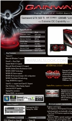 Gainward GTX 560 Ti 448 CORES 1280MB “Limited Edition” Gegevensblad