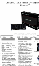 Gainward GTX 570 1280MB DVI DisplayPort “Phantom