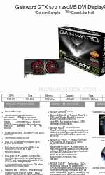 Gainward GTX 570 1280MB GOLDEN SAMPLE GOES LIKE HELL Broszura