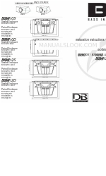 DB Research BASS INFERNO BSW10D Instrucciones de instalación y manual del usuario