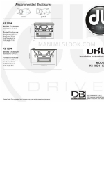 DB Research DB DRIVE OKUR K6 10D4 取付説明書＆取扱説明書