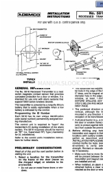 ADEMCO 5818 Instructions d'installation