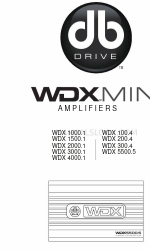 DB Research DB Drive WDX Mini 100.4 Manuel de l'utilisateur