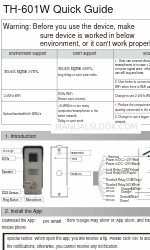 Gainwise TH-601W Quick Manual