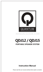 DB Research Quantum Audio QDJ12 Manual de instruções