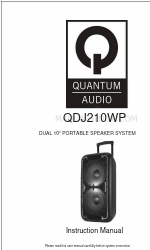 DB Research Quantum Audio QDJ210WP Manual de instruções