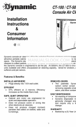 Dynamic CT-100 Інструкція з монтажу та інформація для споживача