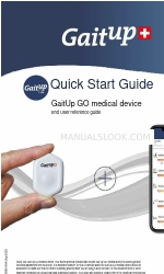 Gait up GaitUp GO Manuale di avvio rapido