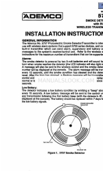 ADEMCO 5707 Manual de instruções de instalação