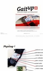 Gait up Physilog 4 Manual del usuario y especificaciones