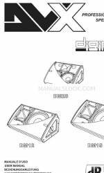 dB Technologies DIGIPRO DVX DM12 Gebruikershandleiding