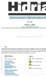 HIDRIA R18R-091MPS-ET120B-01A02 User Manual