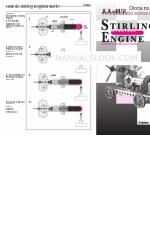 Gakken Stirling engine Instructions d'assemblage et d'utilisation