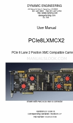 Dynamic Engineering PCIe8LXMCX2 Посібник користувача