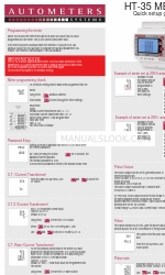 Autometers Systems HORIZON HT-35 Manual de configuración rápida