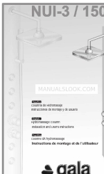 GALA NUI-3/1500 T Manual de instruções de instalação e utilização