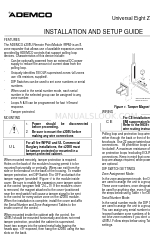 ADEMCO 4208U Manual de instalação e configuração