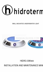 Hidrotermal Hidro-SW300 Manual de instalación y mantenimiento