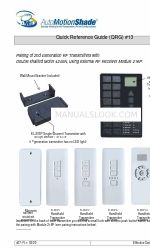 AutoMotionShade EL-204P-16 Quick Reference Manual