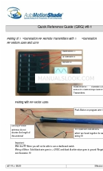 AutoMotionShade QRG Manuel de référence rapide