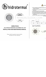 Hidrotermal HIDRO-PW100 Installation And Maintenance Manual