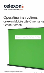 Celexon Mobile Lite Chroma Key Petunjuk Pengoperasian