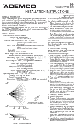 ADEMCO 998PI Instruções de instalação