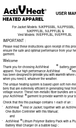 ActiVHeat 9JKPPFLBL Manuale d'uso