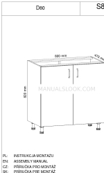 GALA MEBLE D80 Assembly Manual